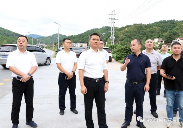 何黨生調(diào)研S203沿線環(huán)境整治提升項目
